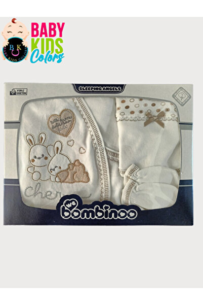 baby kids colors طقم خروج من المستشفى مكون من 5 قطع للأطفال حديثي الولادة - ف...