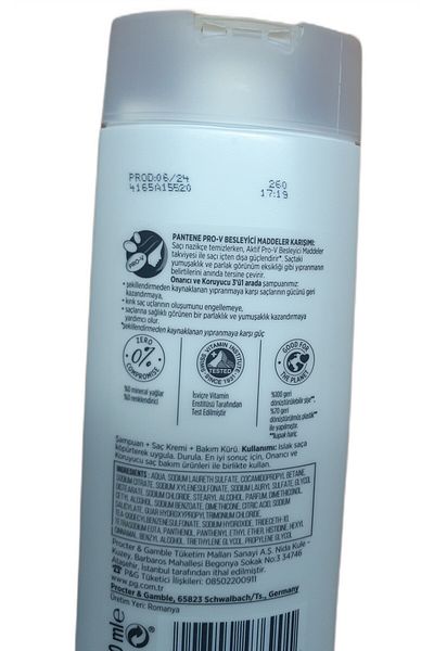 Pantene Reparative and Protective Shampoo 3 in 1 350 ml X 3 Pieces