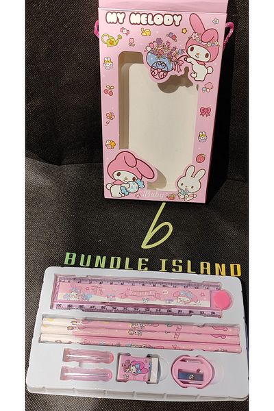 bundle island Kuromi My Melody Figured Boxed Stationery Set