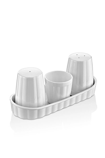 Genel Markalar Polikarbonat, Lüks Kırılmaz Tuzluk, Karabiberlik, Kürdanlık Se...