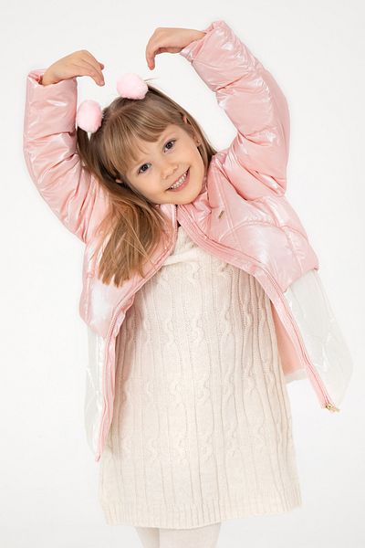 U.S. Polo Assn. Girl's Salmon Coat 50291485 -Vr047