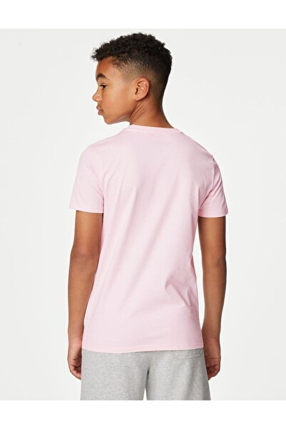 Marks & Spencer Saf Pamuklu Kısa Kollu T-shirt (6-16 Yaş)