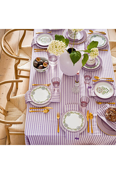 Pip Studio Lily & Lotus Beyaz Porselen Kahvaltı Tabağı 21 Cm