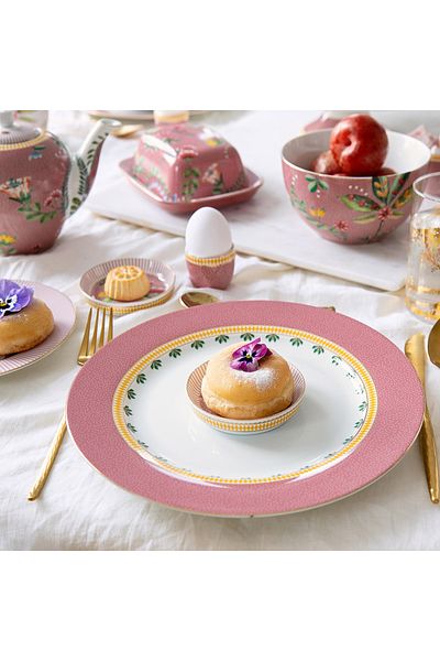 Pip Studio La Majorelle Pink Porcelain Dinner Plate 26.5 Cm