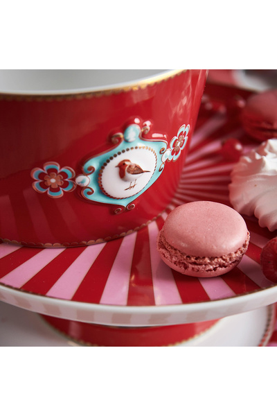 Pip Studio Love Birds Kırmızı Porselen Kase 15 Cm