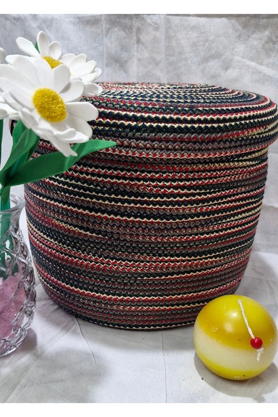 MODA COK RENKLI SEPET SAKSILIK COK AMACLI ORGANIZER SEPET