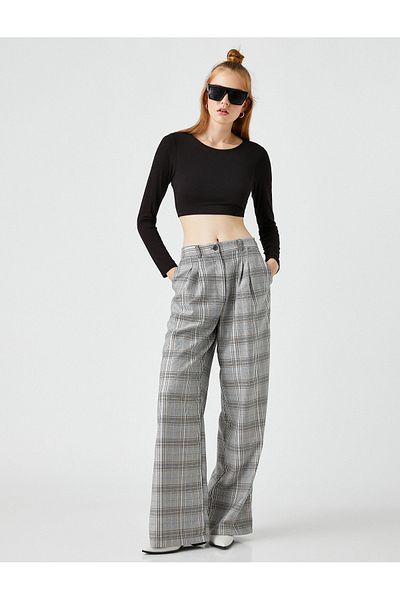 Koton Palazzo Trousers with Pocket Detail