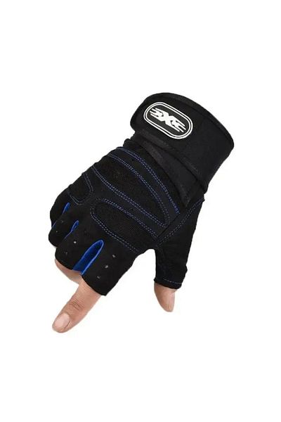 BGA Sports Weightlifting Fitness Biscuits Motorcycle Glove Wrist Support Anti Slip Sports Glove