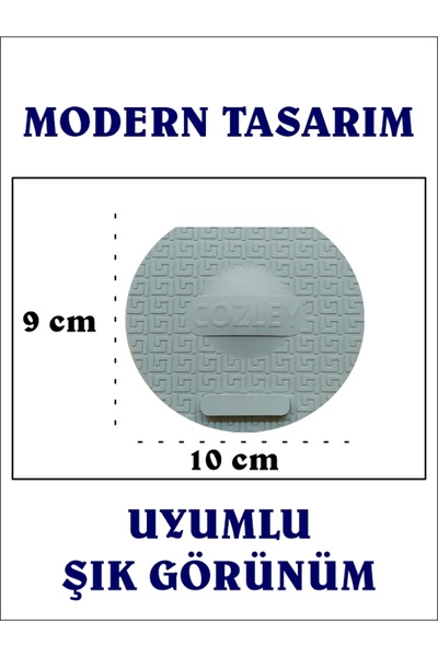 COZLEY Lavabo Kötü Koku Giderici Önleyici Silikon Mat Sızdırmaz Lavabo Tıkacı Lavabo Tıpası Evye Kapağı GRİ