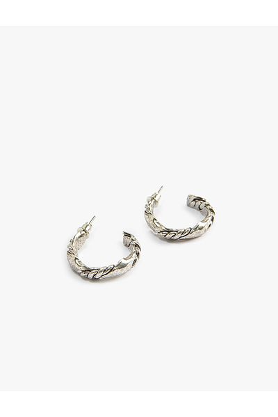Koton Hoop Earrings with Twist Detail
