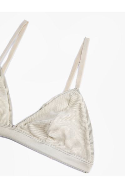 Koton Unpadded Bra Unsupported Non-wired Textured