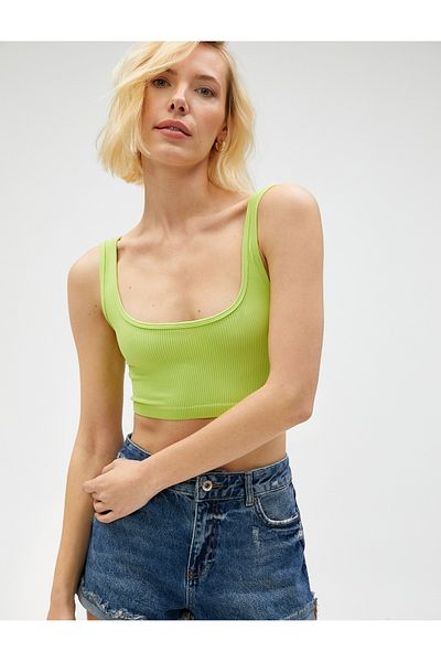 Koton Nahtloses Bustier mit U-Ausschnitt