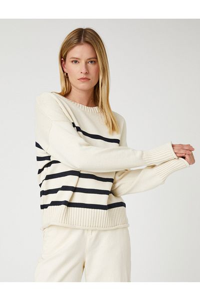 Koton Round Neck Knitwear Sweater