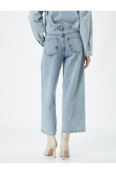 Koton Wide Leg Jeans Extra Wide Short Leg High Waist - Bianca Jean