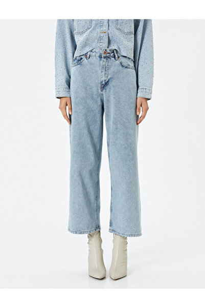 Koton Wide Leg Jeans Extra Wide Short Leg High Waist - Bianca Jean