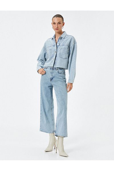 Koton Wide Leg Jeans Extra Wide Short Leg High Waist - Bianca Jean