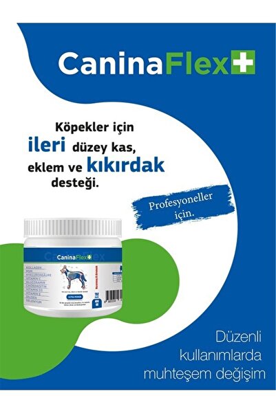 CANİNA FLEX Canina Flex Collagen Glukozamin 400 gr Multivitamin-Kemik, Kas ve Eklem Destekleyicisi
