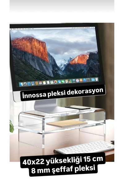 innossa pleksi dekorasyon Laptop & yazıcı yükseltici