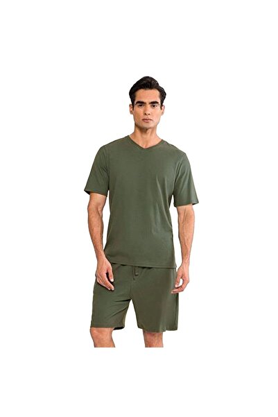 D'S Damat Khaki Green Basic Shorts