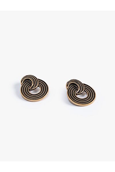 Koton Vintage Earrings - Geometric Shaped Design