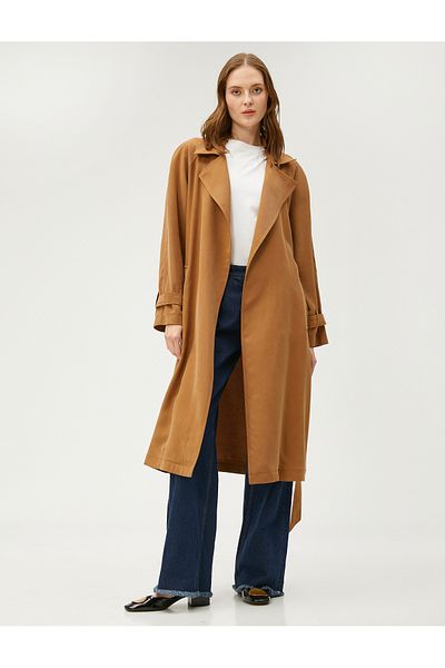 Koton Kapesní pásek Trench Coat Rayon Blended