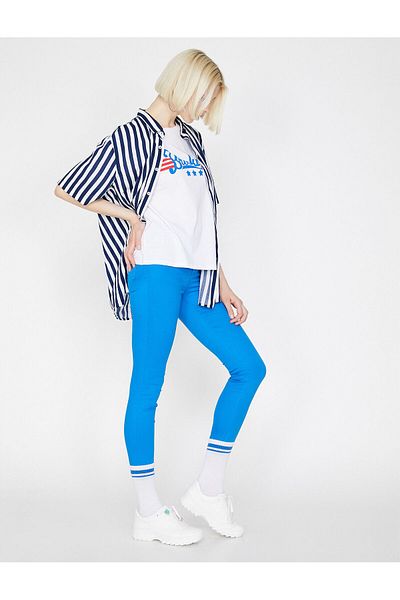 Koton Jeans Trousers Slim Cut High Waist Skinny Leg