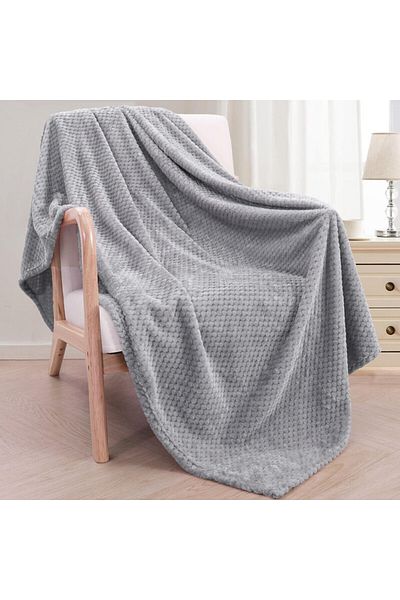 Donetella Waffle Fleece Blanket Single Size 170x200 Cm
