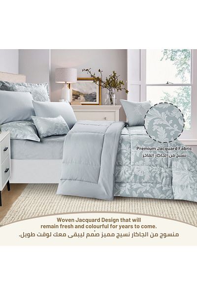 Donetella طقم لحاف دمشقي مكون من 5 قطع بمقاس فردي 170×230 سم