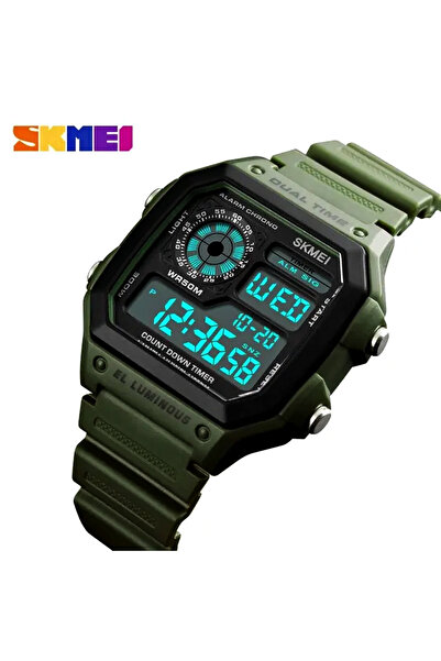 Skmei 1299 Pu Cord Digital Men's Wrist Watch