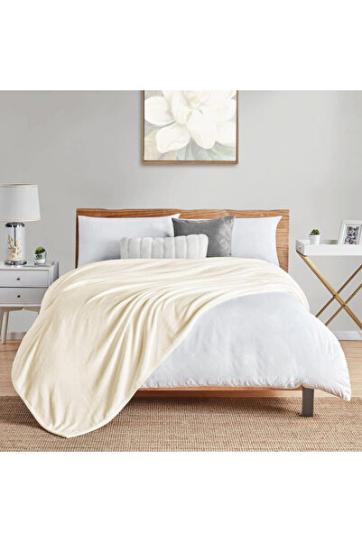 Donetella بطانية من الصوف الصلب مقاس مفرد 170×200 سم