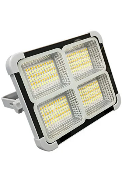 ENZE LİGHTİNG Güneş Enerjili Solar Şarj Edilebilir Led Projektör Taşınabilir ...