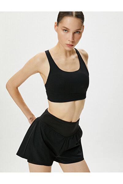 Koton Sport-BH mit U-Ausschnitt und dünnen Kreuzträgern am Rücken