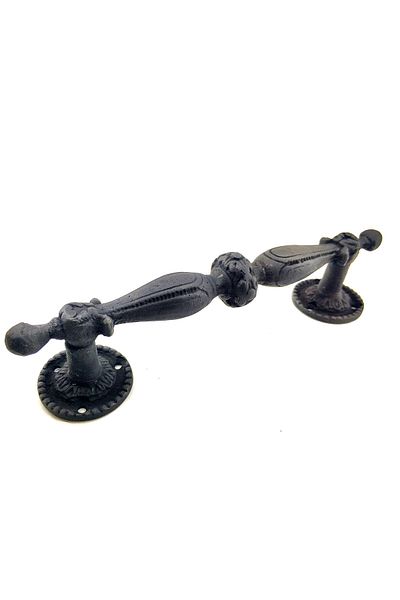 Şener collection 219X49 mm Oxide Antique Style Decorative Brass Column Pull Door Handle