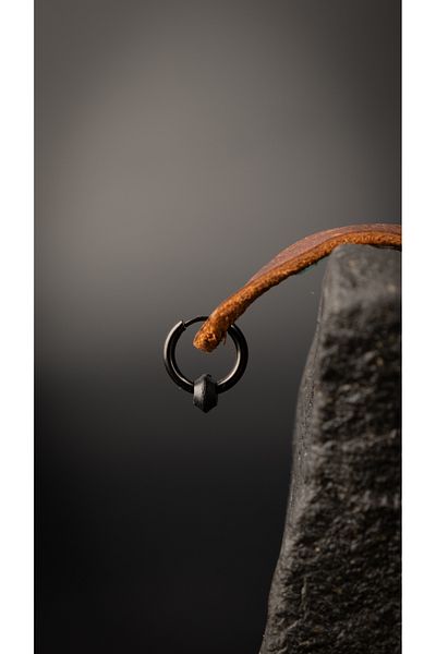Piercing Market Steel & Silver Men's Unisex Steel Hoop Earrings - No Rust and Blackening