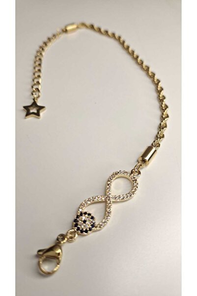 Çelik Zey Jewelry Sonsozluk Detayı Her Iki Tarafa Takıla Bilen Bileklik
