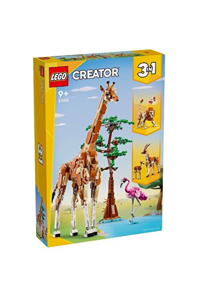 Evelise LEGO CREATOR 3IN1 ANIMALE SALBATICE DIN SAFARI 31150