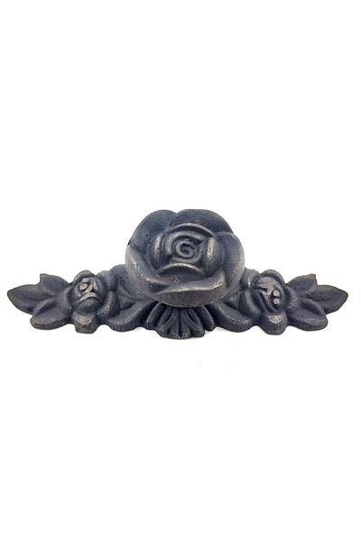 Şener collection Oxide Brass Rose Button - Antique Style, 30X100 mm