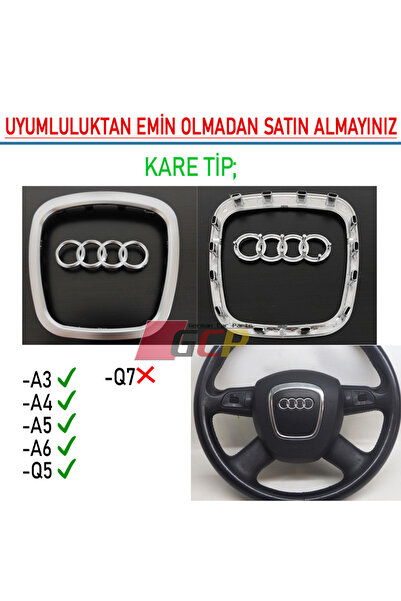 GCP German Car Parts Audi Airbag Kapağı Çerçevesi 2005-12 KARE TİP A3-A4-A5-A...