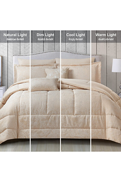 Donetella 5-piece Damask Single Size Comforter Set 170x230 Cm