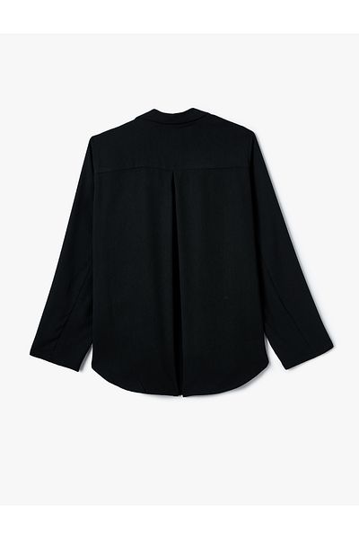 Koton Blazerjacke Zweireihig Geknöpft Faltbare Ärmel Entspannte Passform