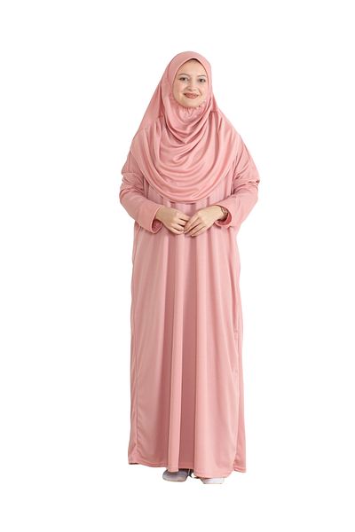 Modish Group Pouch Prayer Dress with Scarf and Tasbih Ready Hijab Clothing Turban Muslim Clothes Suit