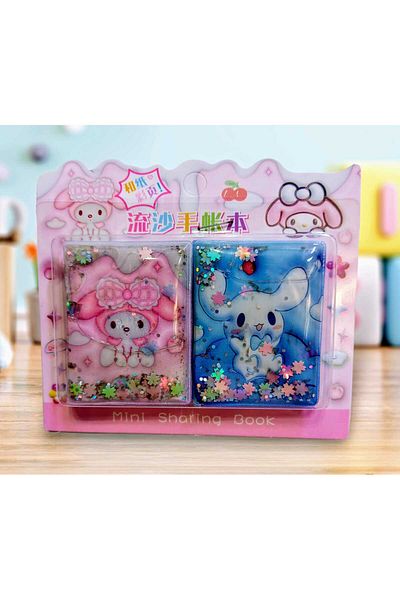 izmir yazici servis Protection 2 Li Mini Sticker Notepad Water Cover Glitter Sequin Water Stickers Notebook 2 Li