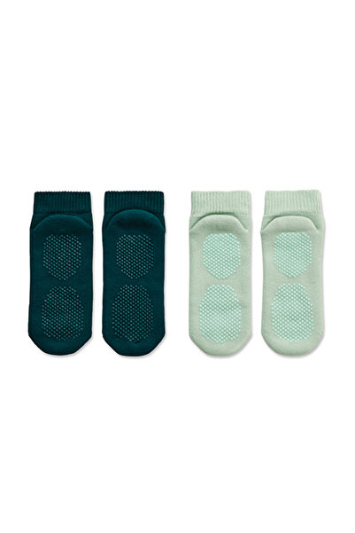 MEM SOCKS Комплект от 2 безшевни кърпи от органичен памук (дебели) за пилатес, йога и танци