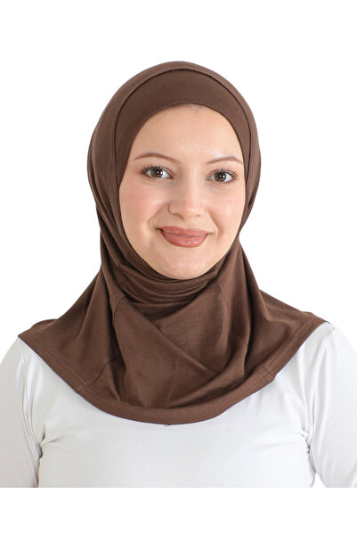 Modish Group وشاح رياضي نسائي جاهز للارتداء من الفسكوز - بني