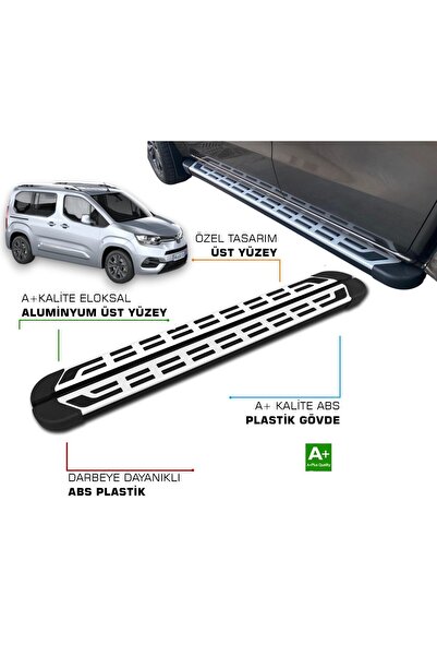 Tunax PROACE CİTY ''KISA ŞASE'' 2019 2020 2021 2022 2023 2024 2025 YAN BASAMAK