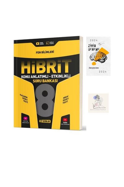 Hız Yayınları HIZ 8.SINIF HİBRİT FEN BİLİMLERİ KONU ANLATIM+ZİHİN DENEME(SEVİ...