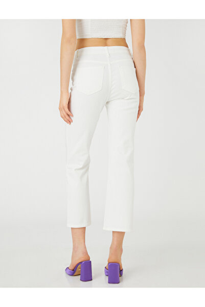 Koton Crop-Jeans mit weitem Bein – Bianca Jean