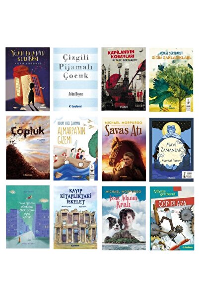 Tudem Yayınları Tudem Okul Kitaplığım Set 12 Kitap (Mavisel Yener + John Boyn...