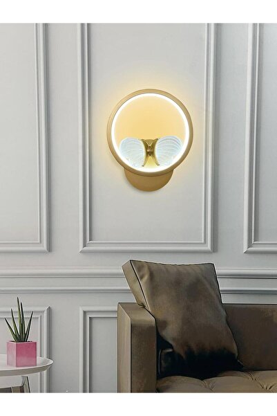 RSCOLLECTIONS Kelebek Yuvarlak Modern İthal Led Aplik