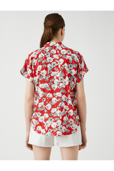 Koton Rövid ujjú, virágmintás ing